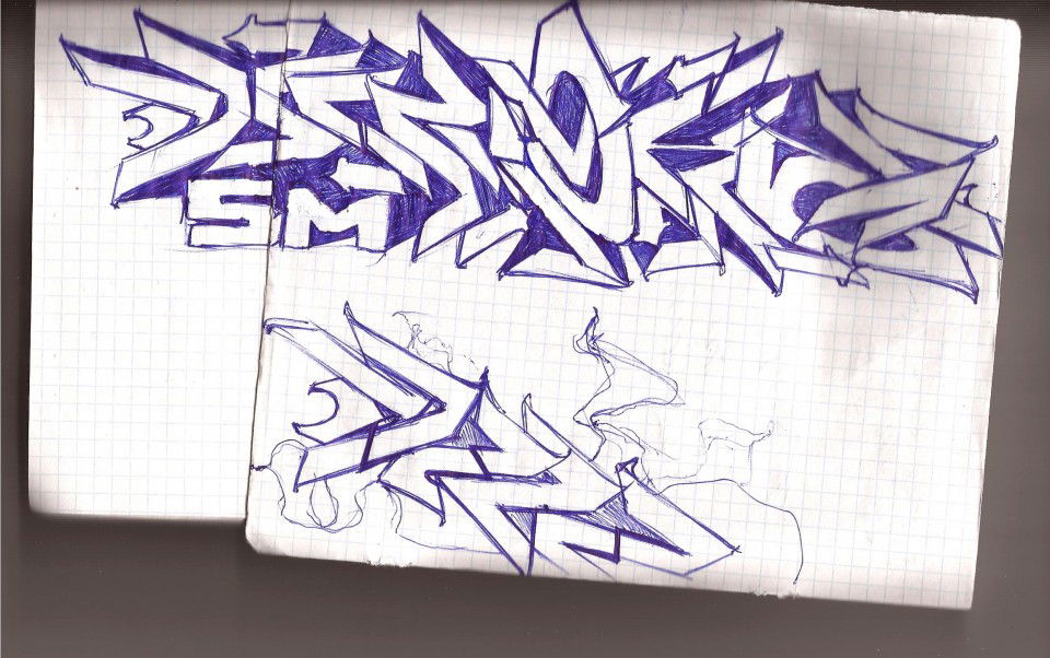 Graffiti Sketch - Photo by tw0k