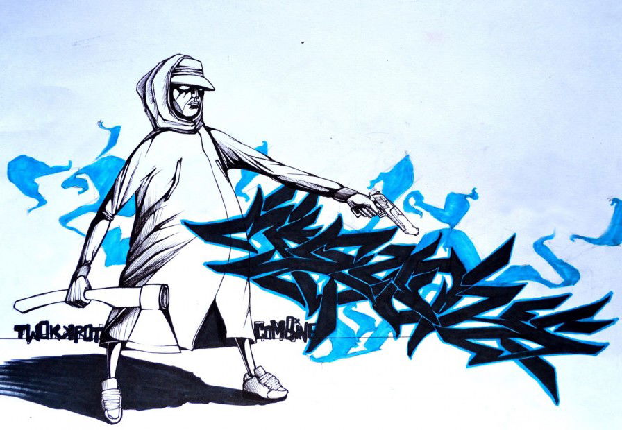 Graffiti Sketch - Photo by tw0k (2012)