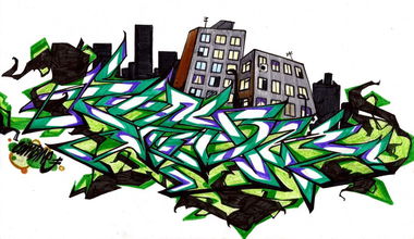 Graffiti Sketch - Photo by tw0k