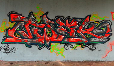 Graffiti Wall - Photo by twak1 - twak, amsterdam, flevopark