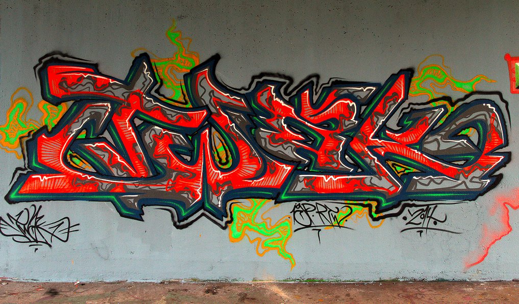 Graffiti Wall - Photo by twak1 - twak, amsterdam, flevopark