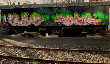 Graffiti Train - Photo by twak1 - nuke, twak