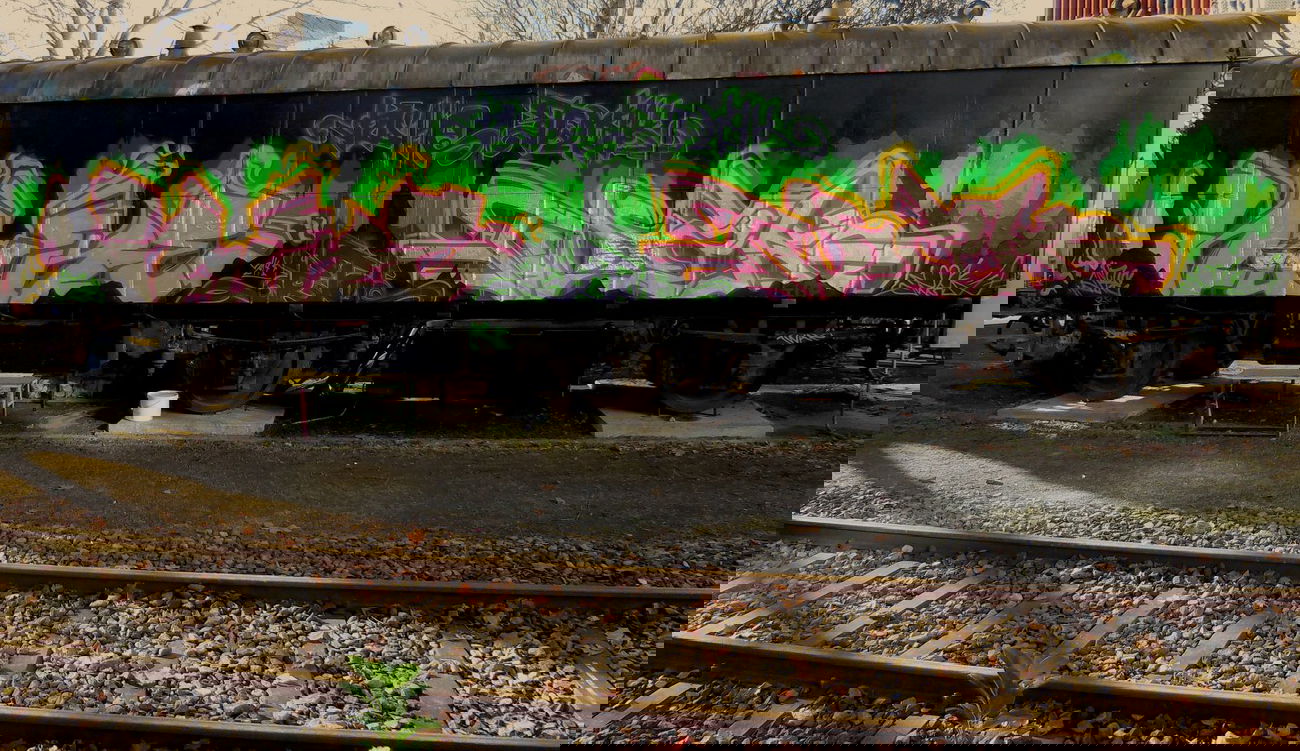 Graffiti Train - Photo by twak1 - nuke, twak