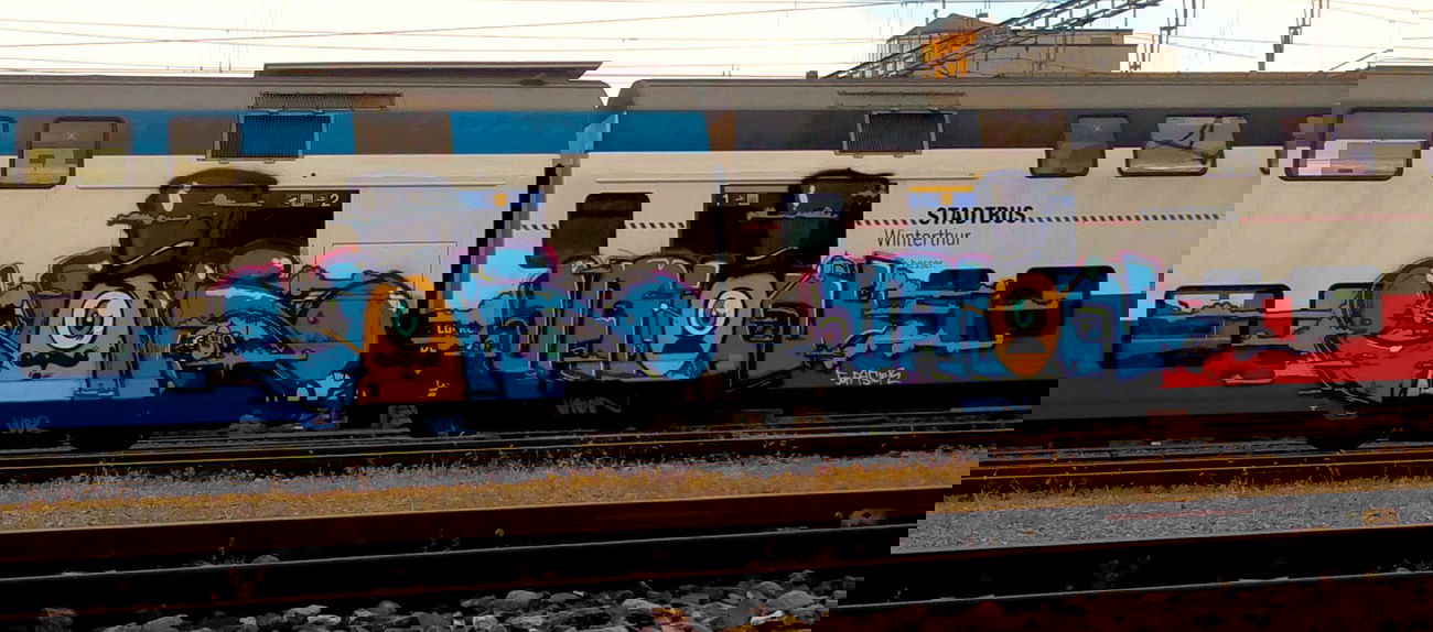 Graffiti Train - Photo by twak1 - voir, vagin