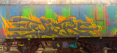 Graffiti Train - Photo by twak1