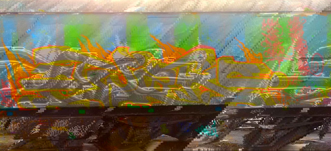 Graffiti Train - Photo by twak1