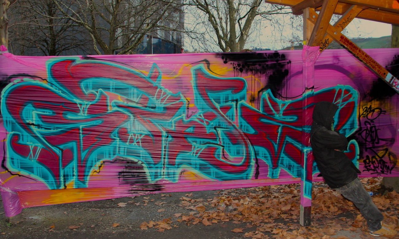 Graffiti Wall - Photo by twak1
