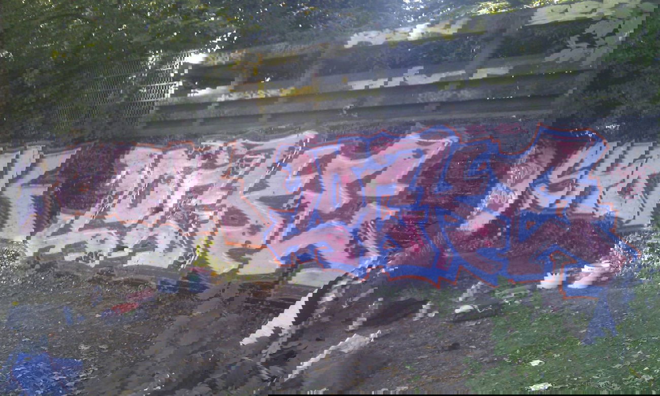 Graffiti Wall - Photo by twokee - rbk, ufs, a80 (2013)