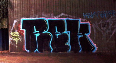 Graffiti Bombing - Photo by twokee - rbk, twokee, shok (2011)