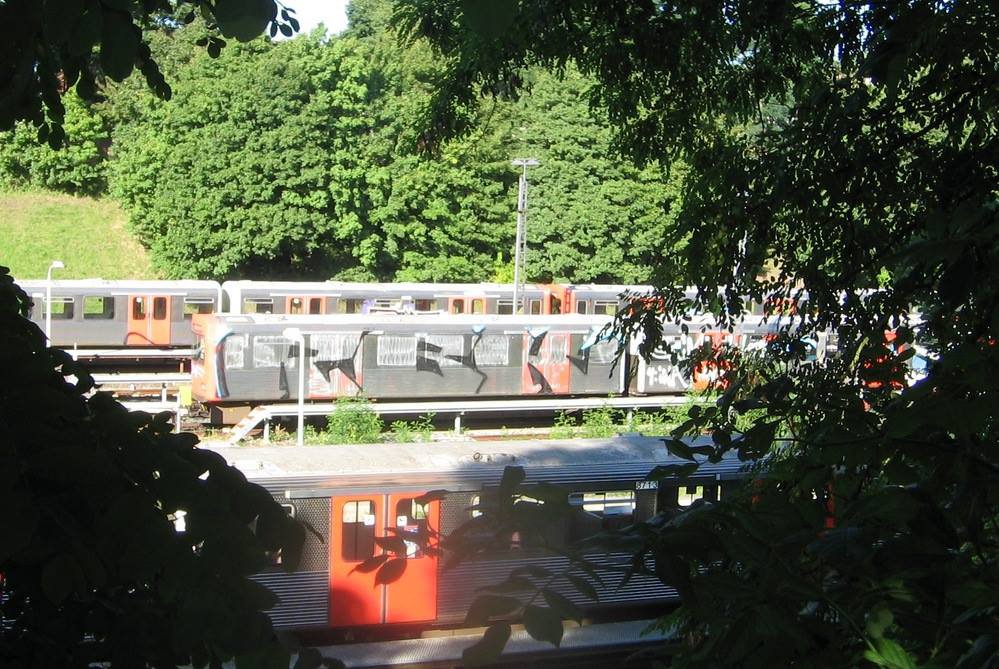 Graffiti Train - Photo by twokee - rbk (2004)
