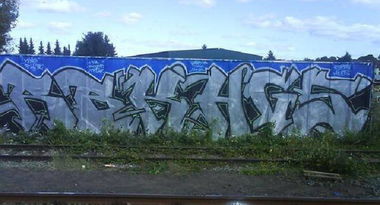 Graffiti Wall - Photo by twokee - rbk, skim, zeck (2008)