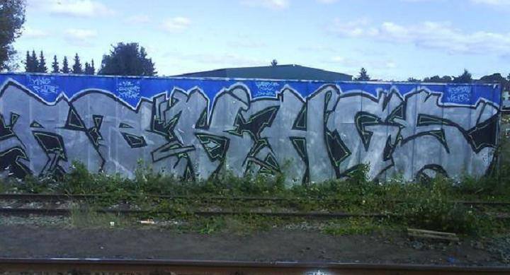 Graffiti Wall - Photo by twokee - rbk, skim, zeck (2008)