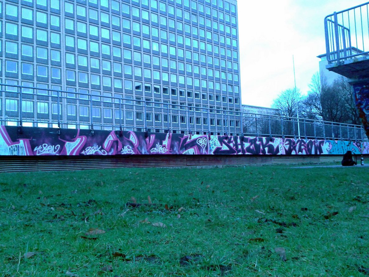 Graffiti Bombing - Photo by twokee - rbk, hgs, duk (2014)