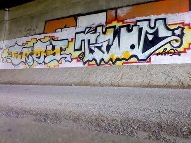 Graffiti Bombing - Photo by tyOstrOy