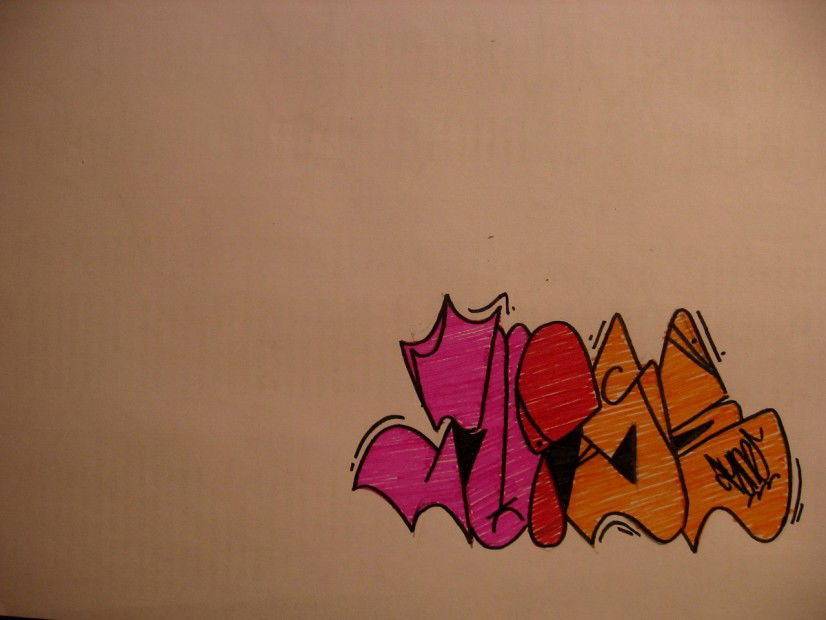 Graffiti Sketch - Photo by tyne