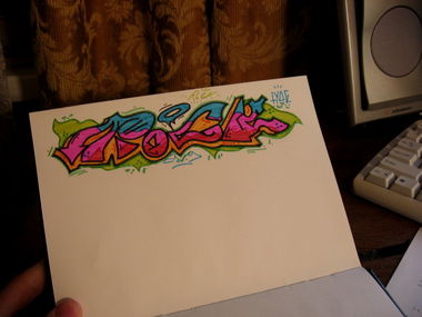 Graffiti Sketch - Photo by tyne