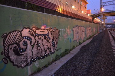 Graffiti Wall - Photo by tyne (2015)