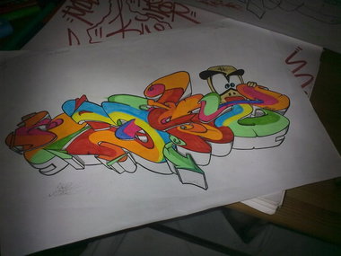 Graffiti Sketch - Photo by uASteyp - uASt, old, Jerusalem