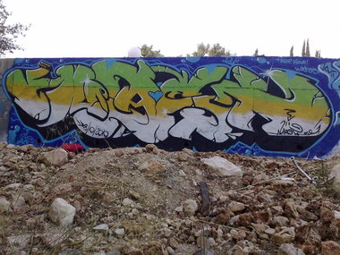 Graffiti Wall - Photo by uASteyp - Jerusalem, School, 2010