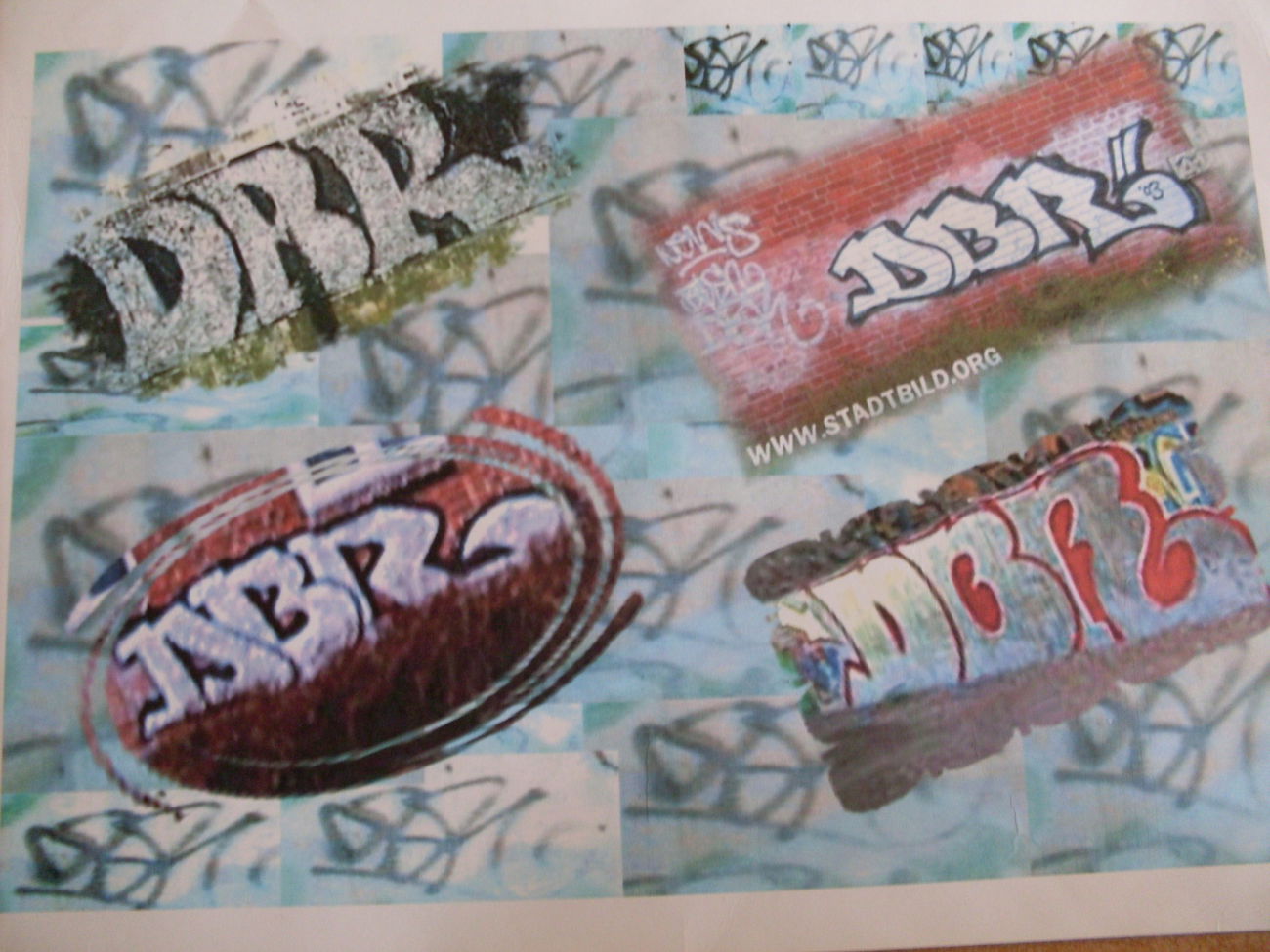 Graffiti Wall - Photo by ulica - kiel, dbr (1998)