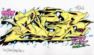 Graffiti Sketch - Photo by ultramagnetic - mies, bsm, pmz (2013)