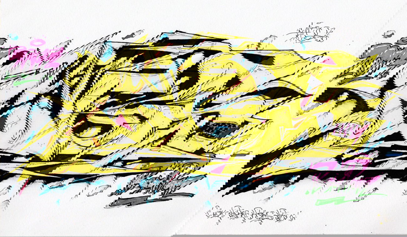 Graffiti Sketch - Photo by ultramagnetic - mies, bsm, pmz (2013)