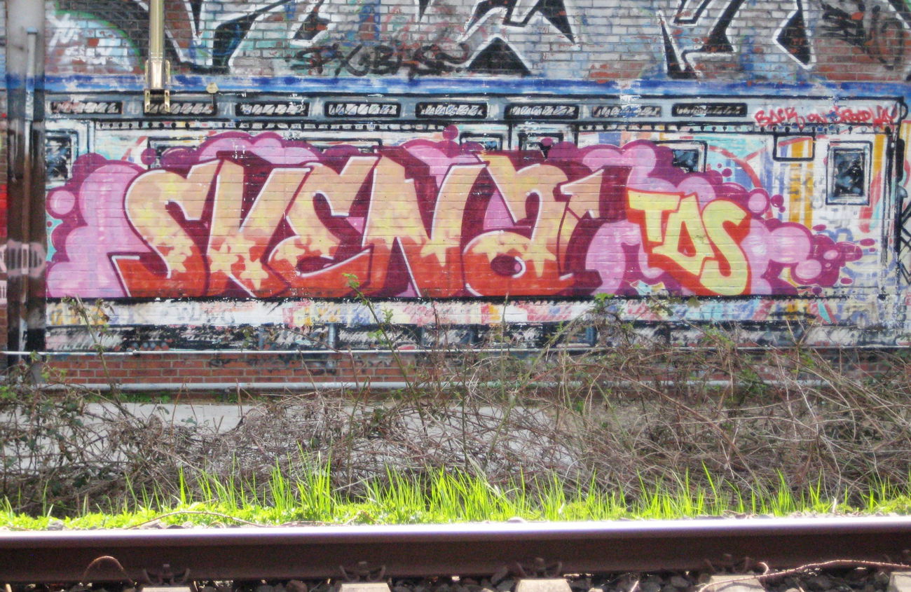 Graffiti Wall - Photo by ultramarinblau - skena, tds