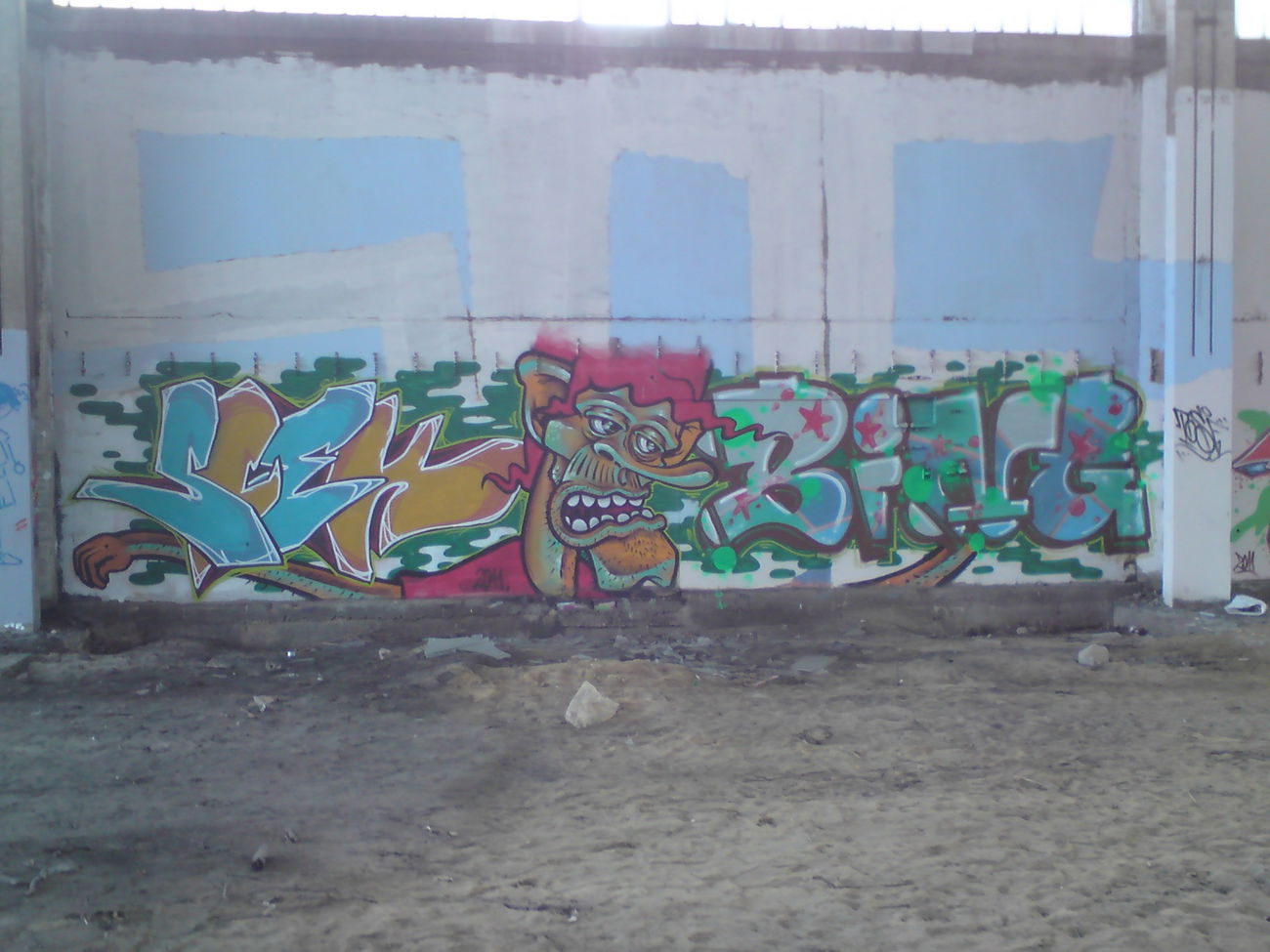 Graffiti Wall - Photo by ultramarinblau - scek, bing