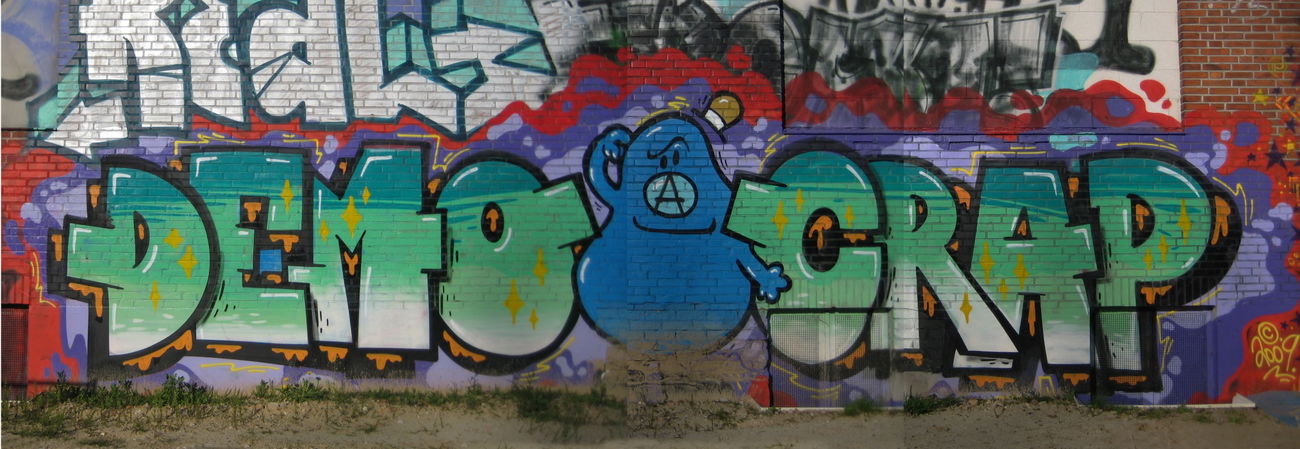 Graffiti Wall - Photo by ultramarinblau - demo, crap (2009)