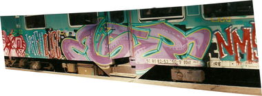 Graffiti Train - Photo by ultramarinblau - eiser