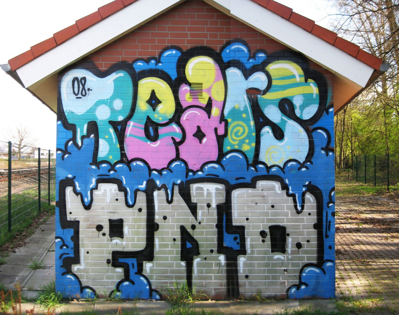 Graffiti Wall - Photo by ultramarinblau (2008)