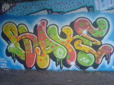 Graffiti Wall - Photo by ultramarinblau - blake