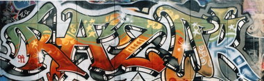 Graffiti Wall - Photo by ultramarinblau - razor, cos (1994)