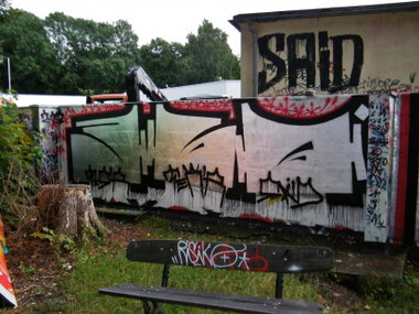Graffiti Wall in Chemnitz - Photo by undecided (2013)