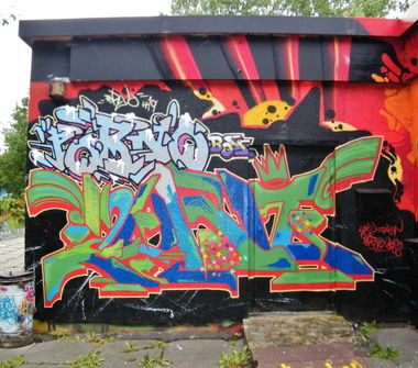 Graffiti Wall in Chemnitz - Photo by undecided (2013)