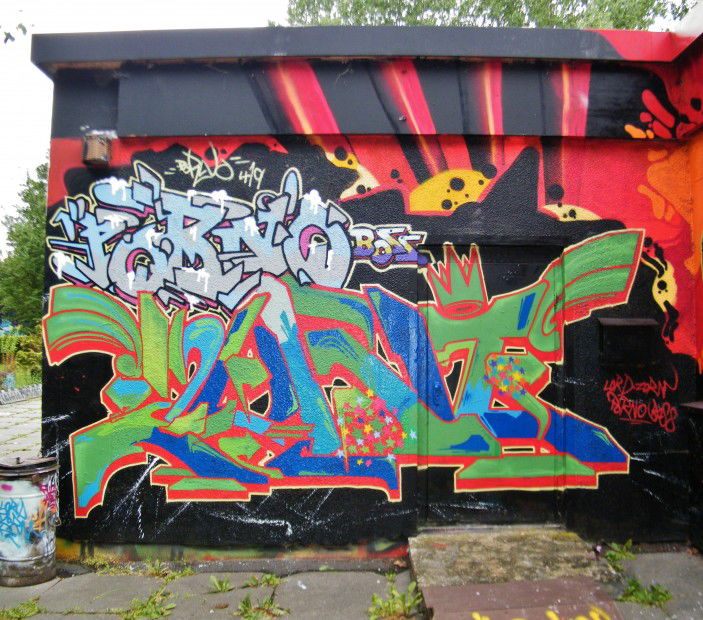 Graffiti Wall in Chemnitz - Photo by undecided (2013)