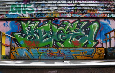 Graffiti Wall in Chemnitz - Photo by undecided - SKF (2013)