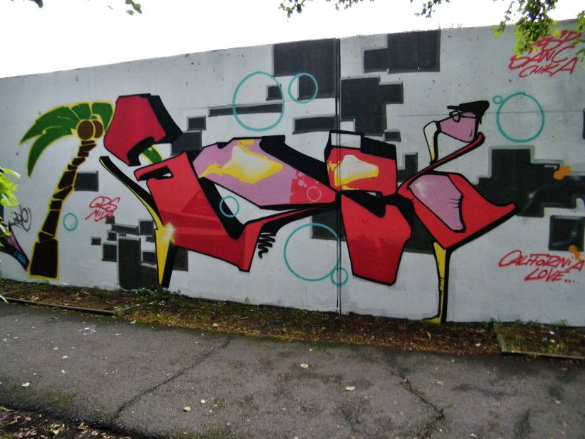 Graffiti Wall in Chemnitz - Photo by undecided - GRS, MIJA (2013)