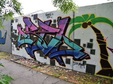 Graffiti Wall in Chemnitz - Photo by undecided - GRS (2013)