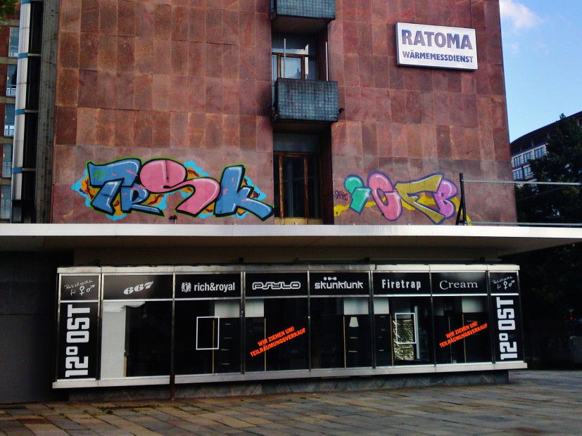 Graffiti Wall in Chemnitz - Photo by undecided (2013)