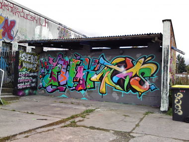 Graffiti Wall in Chemnitz - Photo by undecided - MTA (2013)