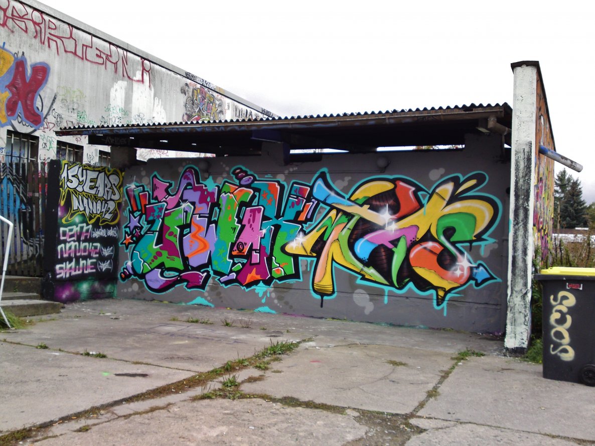 Graffiti Wall in Chemnitz - Photo by undecided - MTA (2013)