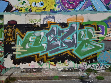 Graffiti Wall in Chemnitz - Photo by undecided - SKF.OWA (2013)