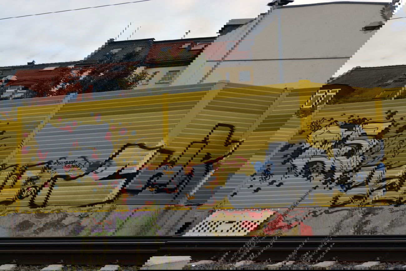 Graffiti Bombing in Leipzig - Photo by undecided (2013)