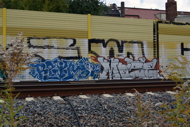 Graffiti Bombing in Leipzig - Photo by undecided (2013)