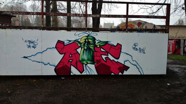 Graffiti Wall in Chemnitz - Photo by undecided (2013)
