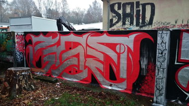 Graffiti Wall in Chemnitz - Photo by undecided (2013)