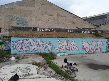 Graffiti Wall in Münster - Photo by unfug - unfuk, jelo, bohe (2013)