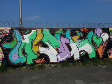 Graffiti Wall in Münster - Photo by unfug - unfuk (2013)