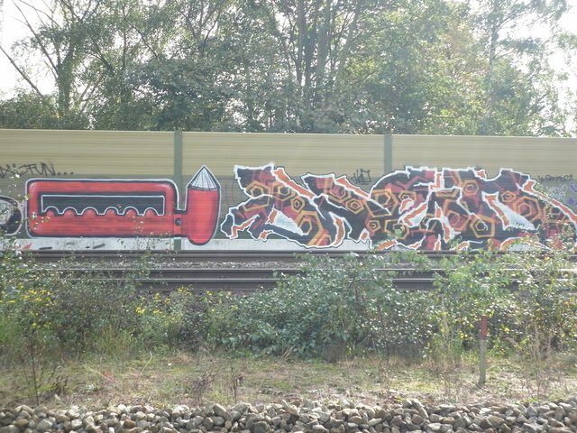 Graffiti Bombing in Bremen - Photo by unfug - unfug, weid (2011)